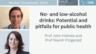 Alcohol Occasionals 2024 -No- and low-alcohol drinks: Potential and pitfalls for public health